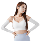 GoPlayer Women's Cool Sun Protection Sleeves (White)