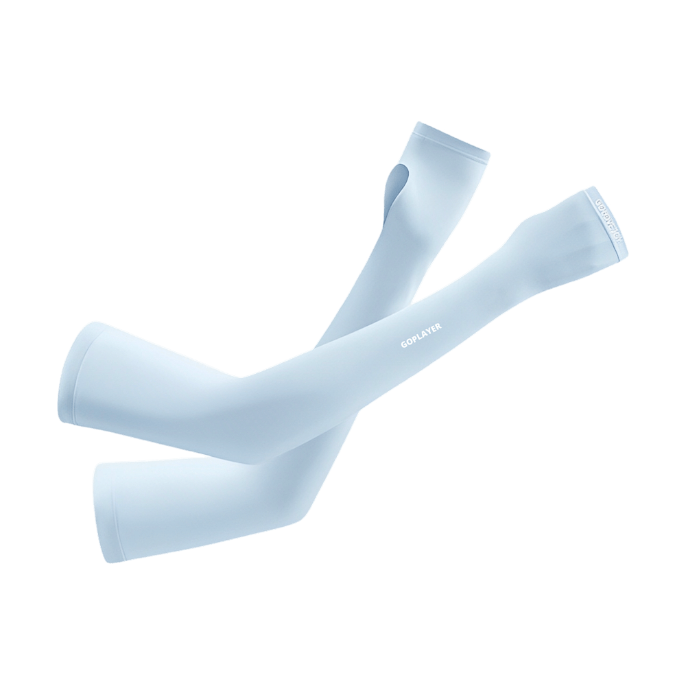 GoPlayer Women's Cool Sun Protection Sleeves (Light Blue)