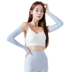 GoPlayer Women's Cool Sun Protection Sleeves (Light Blue)