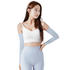 GoPlayer Women's Cool Sun Protection Sleeves (Light Blue)
