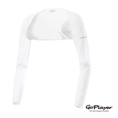 GoPlayer Women's Anti-UV Cape Sleeve White