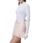 GoPlayer レディース 抗 UV 速乾性日焼け防止服 (ホワイト)