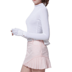 GoPlayer レディース 抗 UV 速乾性日焼け防止服 (ホワイト)