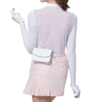 GoPlayer レディース 抗 UV 速乾性日焼け防止服 (ホワイト)