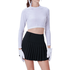 GoPlayer 女抗UV半身防曬衣(白)