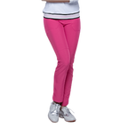 GoPlayer Women's Elastic Waist Quick-Drying Golf Pants (Pink)