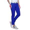 GoPlayer Women's Elastic Waist Quick-Drying Golf Pants (Colorful Blue)