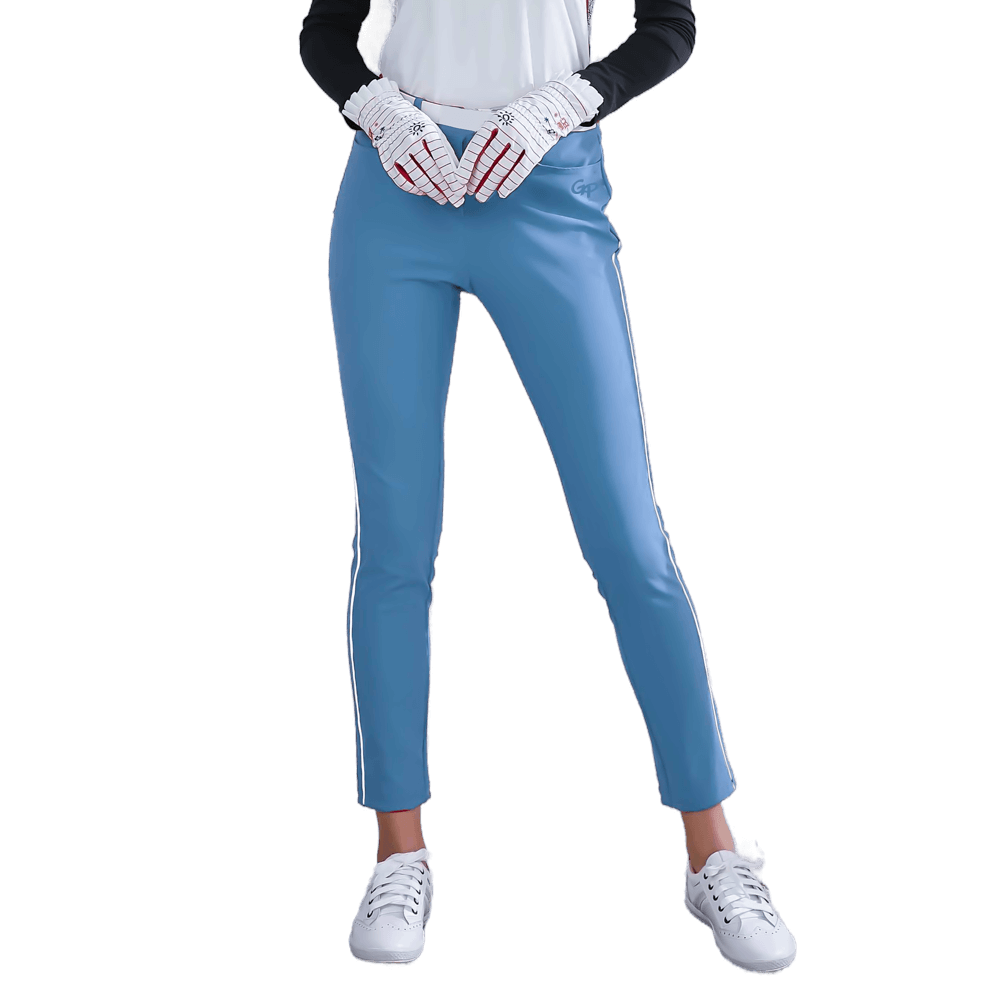 GoPlayer レディース ストレッチ ゴルフ パンツ レッド