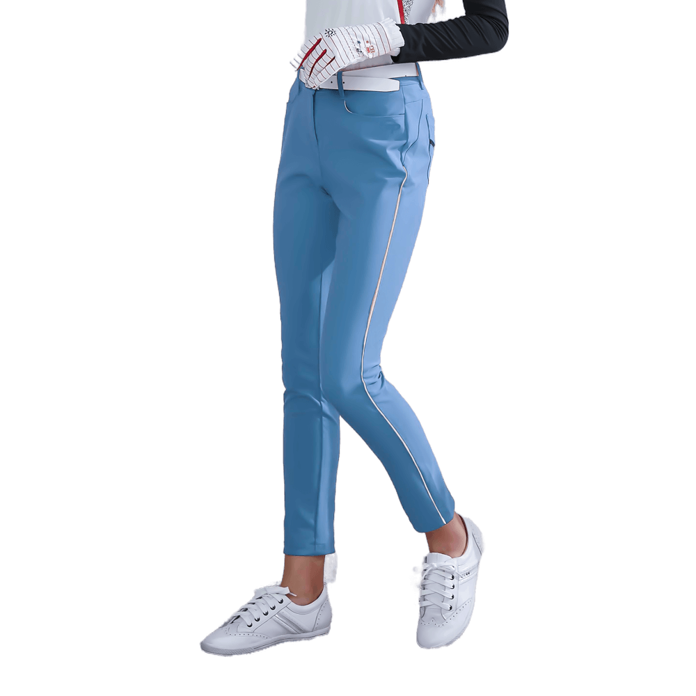 GoPlayer レディース ストレッチ ゴルフ パンツ レッド