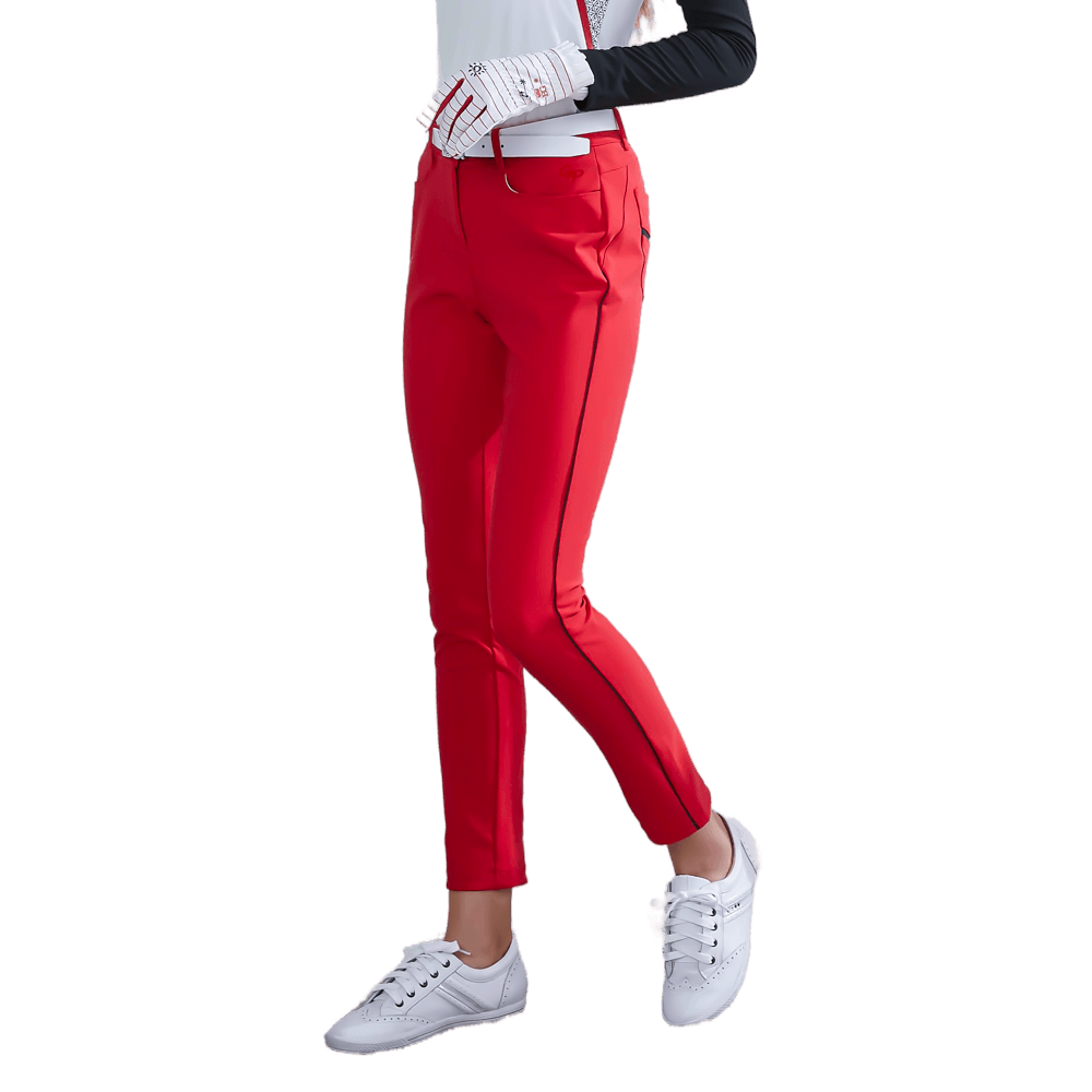 GoPlayer Women's Stretch Golf Pants Red