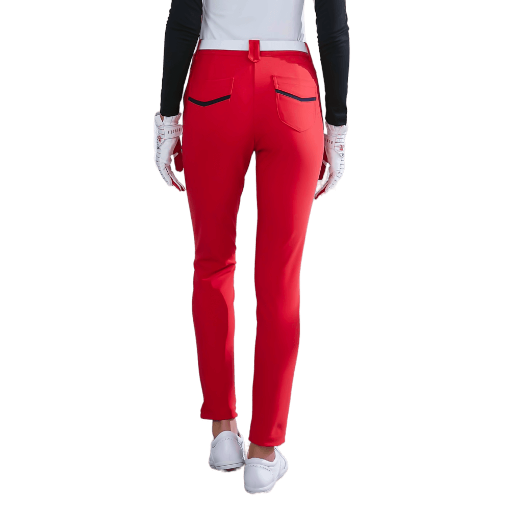 GoPlayer Women's Stretch Golf Pants Red