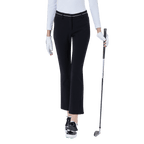 GoPlayer Women's High Waist Elastic Golf Pants (Black)