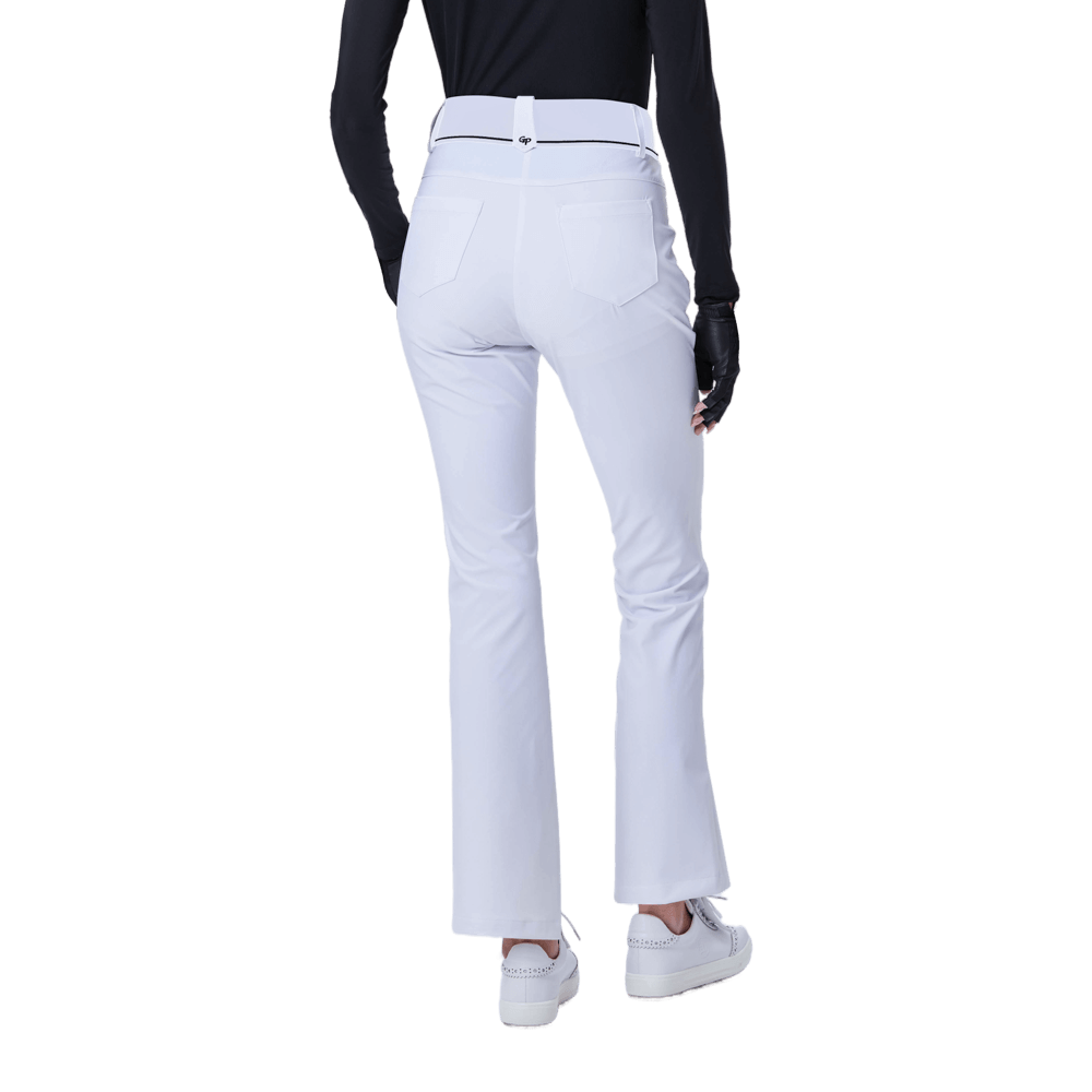 GoPlayer Women's High Waist Elastic Golf Pants (White) 2024