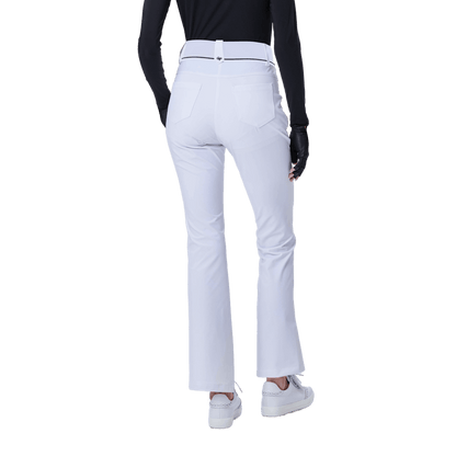 GoPlayer Women's High Waist Elastic Golf Pants (White) 2024