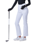 GoPlayer Women's High Waist Elastic Golf Pants (White) 2024