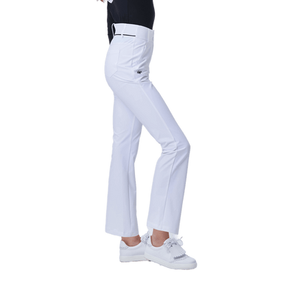 GoPlayer Women's High Waist Elastic Golf Pants (White) 2024