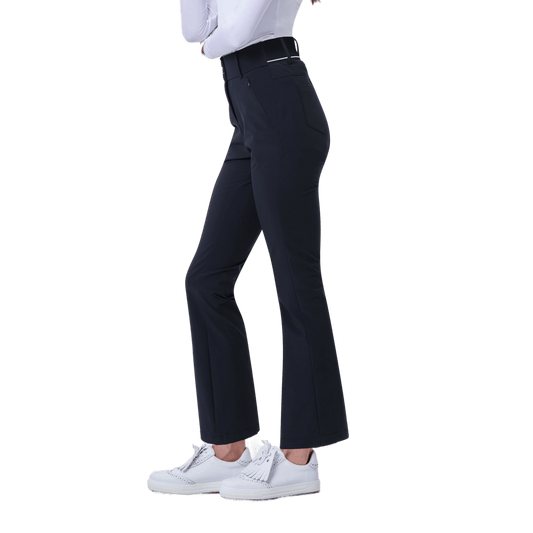 GoPlayer Women's High Waist Elastic Golf Pants (Black) 2024