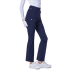 GoPlayer レディース ハイウエスト エラスティック ゴルフ パンツ (コバルト ブルー) 2024