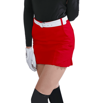 GoPlayer Women's Elastic Waist Golf Skirt 