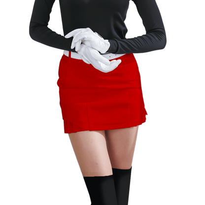 GoPlayer Women's Elastic Waist Golf Skirt 