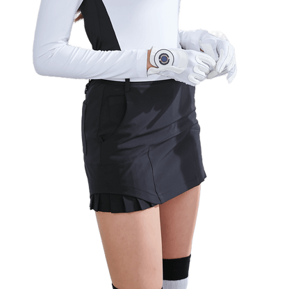 GoPlayer Women's Elastic Waist Golf Skirt 