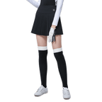 GoPlayer レディース エラスティック ゴルフ パンツ スカート (ブラック)