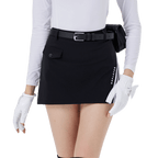 GoPlayer Women's Golf A-Line Skirt (Black)
