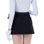 GoPlayer Women's Golf A-Line Skirt (Black)