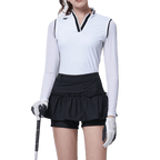 GoPlayer Women's One-piece Sunscreen Sleeve Suit (White)