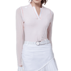 GoPlayer Women's One-piece Sun Protection Sleeve Suit (Pink)