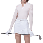 GoPlayer Women's One-piece Sun Protection Sleeve Suit (Pink)