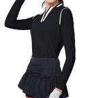 GoPlayer Women's One-piece Sun Protection Sleeve Suit (Black)