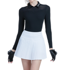 GoPlayer Women's Golf Long Sleeve Sun Protection Sleeve Suit (Black)