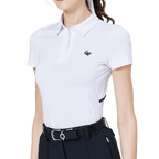 GoPlayer Women's Cool and Breathable Short-Sleeve T-Shirt (White)