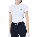 GoPlayer Women's Cool and Breathable Short-Sleeve T-Shirt (White)