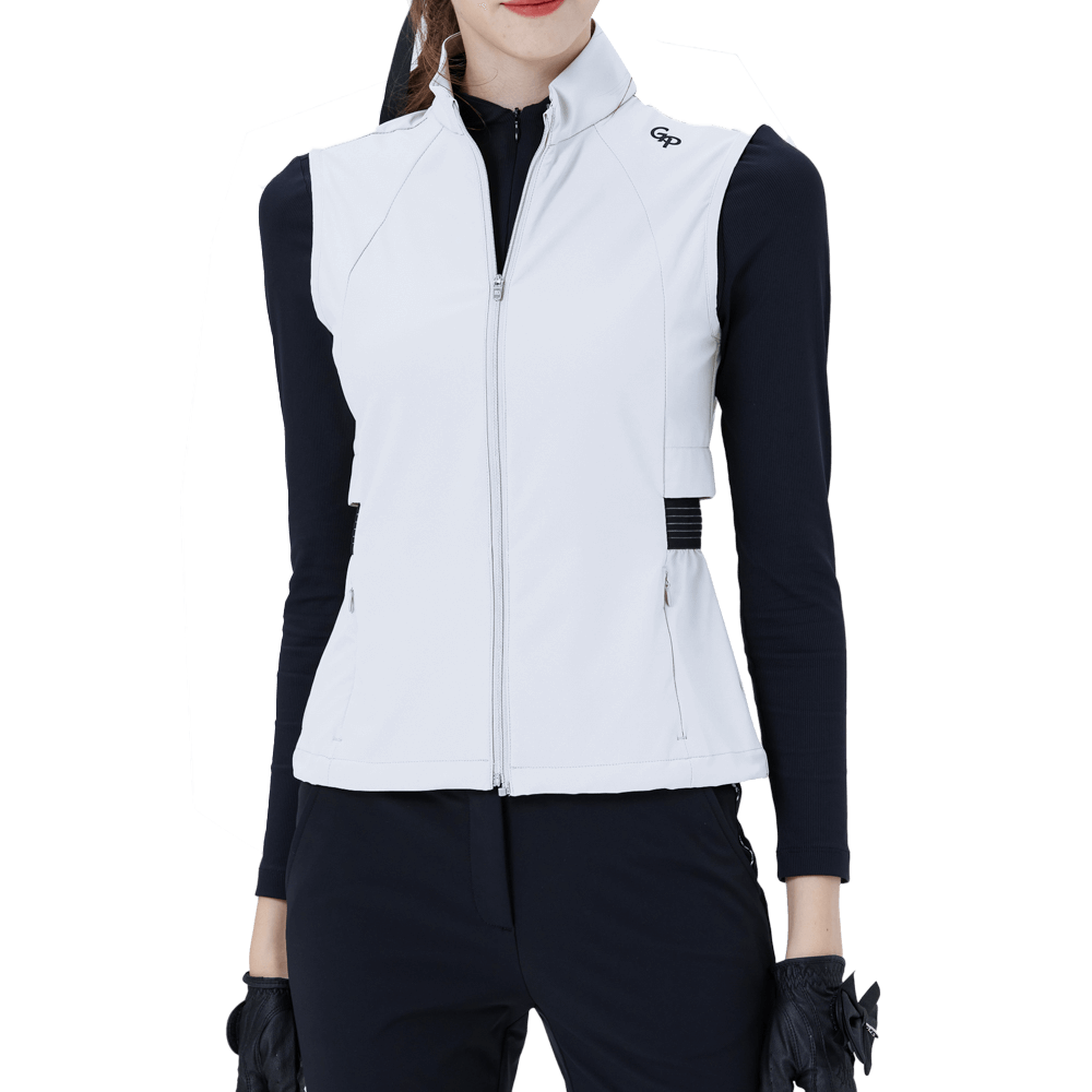 GoPlayer Ladies' Golf Waterproof Sports Vest (White)