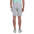 GoPlayer Men's Perforated Breathable Golf Shorts (Light Gray)