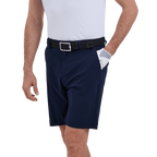 GoPlayer メンズ 穴あき通気性ゴルフ ショーツ (ネイビー ブルー)