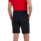 GoPlayer Men's Perforated Breathable Golf Shorts (Black)