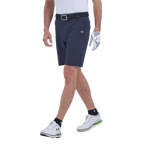 GoPlayer men's punched elastic golf shorts (blue gray)