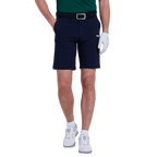 GoPlayer メンズ パンチング エラスティック ゴルフ ショーツ (ライト グレー)