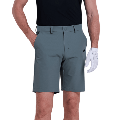 GoPlayer男沖孔彈性高爾夫短褲(深灰)2025