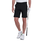 GoPlayer メンズ パンチング エラスティック ゴルフ ショーツ (ライト グレー)