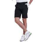 GoPlayer メンズ パンチング エラスティック ゴルフ ショーツ (ライト グレー)