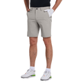 GoPlayer Men's Elastic Waist Golf Shorts (Light Gray)