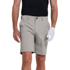 GoPlayer メンズ ゴムウエスト ゴルフ ショーツ (ライトグレー)