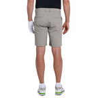 GoPlayer メンズ ゴムウエスト ゴルフ ショーツ (ライトグレー)