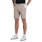 GoPlayer Men's Elastic Waist Golf Shorts (khaki)