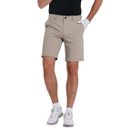 GoPlayer Men's Elastic Waist Golf Shorts (khaki)