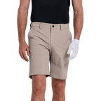 GoPlayer Men's Elastic Waist Golf Shorts (khaki)